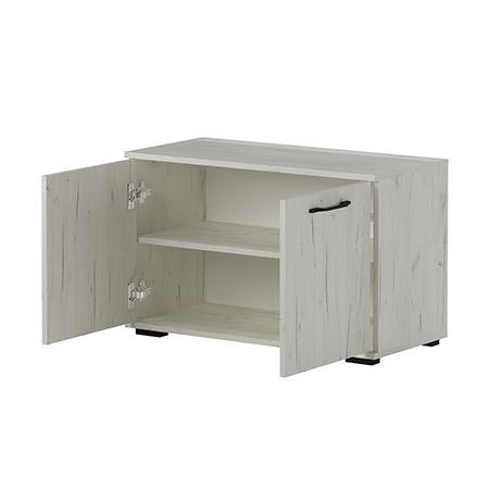 Прихожая Италия О-800 Обувница ПАМИР (Крафт белый)