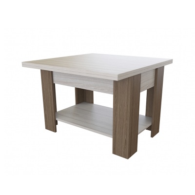 Стол Журнальный СЖ 3.2 трансформер РОСТОК (Венге / Дуб молочный)