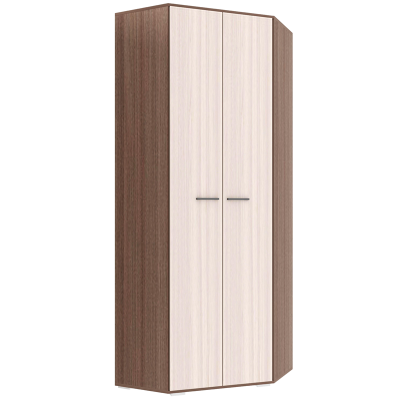 Прихожая Италия ШУ-800 Шкаф угловой ПАМИР (Шимо темный-Шимо светлый)