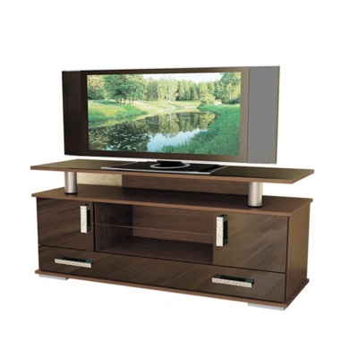 Подставка под ТВ 006 РОСТОК (Венге / Глянец черный)