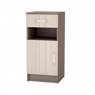 Машенька/Тива ТБ 201 Тумба 400 с ящиком СТЕНД/ТВД (фасад ШИМО СВЕТЛЫЙ/корпус ШИМО ТЕМНЫЙ (0,4х0,866х0,376))