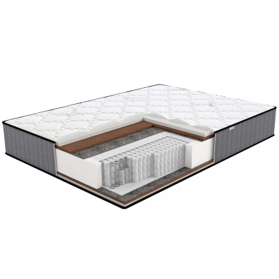 Матрас Brianna 160*200 2XL Sonberry (Вес до 130 кг Высота 27 см, Бурлет Ткань ВОХ черная, стеганный на синтепоне и пене (160*200))