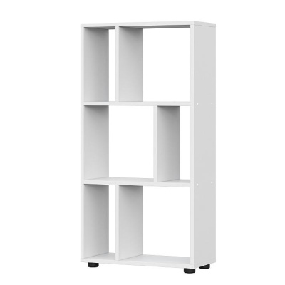 Токио Стеллаж SV-мебель (Белый текстурный (551*1091*250))