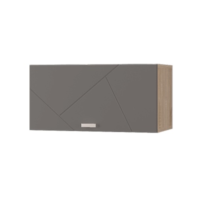 Гостиная Скайлайн Шкаф настенный с горизонтальной дверью 600 МЛЕК (дуб сонома св/графит(602*300*314))