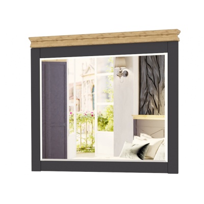 НКМ Лиана-1 Зеркало РОСТОК (Дуб Крафт Золотой/Графит)