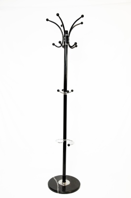 Вешалка Катерин (GH-8617) КНР (Черный. Металлическая трубка + мраморное основание)