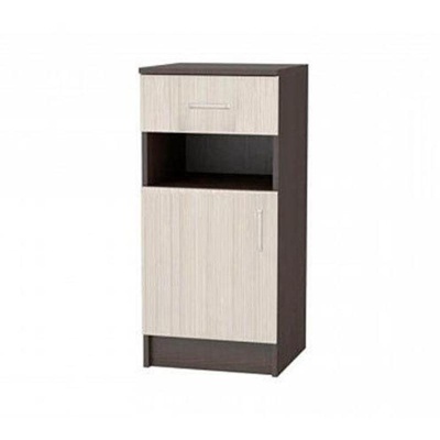 Машенька/Тива ТБ 201 Тумба 400 с ящиком СТЕНД/ТВД (фасад БЕЛФОРТ/корпус ВЕНГЕ (0,4х0,866х0,376))