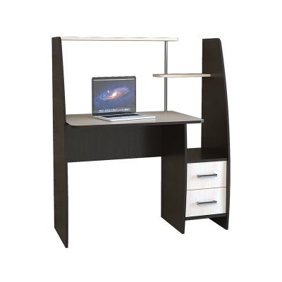 Стол компьютерный КЛ 6.2 ЛЕВЫЙ РОСТОК (Венге / Дуб молочный)