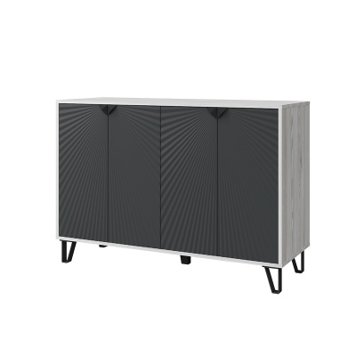 Солана Комод МЛЕК (Ясень анкор/смоки софт)