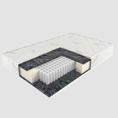 Матрас Лайттек TFK  80*186 Sonberry (Вес до 110 кг h 19 см, Независимый пружинный блок "TFK®", Лайтек (600 г/м2)  20 мм с 2-х сторон (80*186))