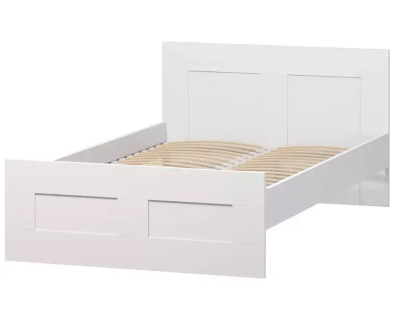 Сириус кровать двойная 1200 СВЕДСТА (Белый (1260*825*2054))