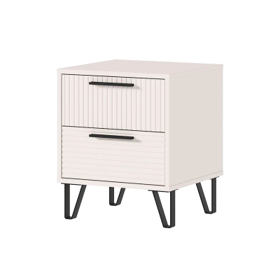 Спальный гарнитур Флэш Тумбы прикроватные (в компл. 2шт, цена указана за 1ед.) МИФ (Кашемир, Кашемир)