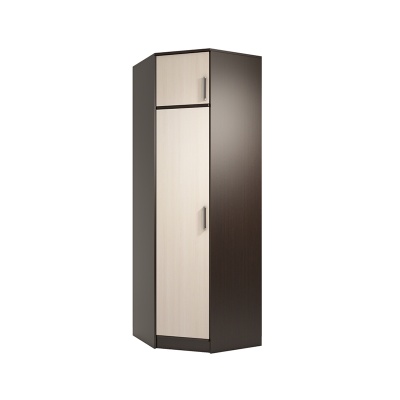 Прихожая Диана-4 Секция №5 шкаф угловой 1 ств. РОСТОК (Венге / Дуб молочный)