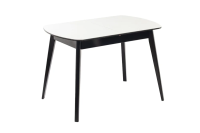 Стол Атлас стеклопластик 1200 СТОЛБУРГ (Пластик Мрамор Марквина, опоры графит (1200(+320)*800))