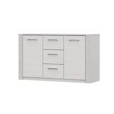 М/С Гамма 20 Комод (3 ящика двухстворчатый) SV-мебель (Ясень анкор светлый / Сандал светлый)