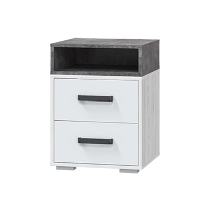 Подростковая серия Оливер Тумба общего назначения МЛЕК (ясень анкор св/белый/камень тем(451*611*430))