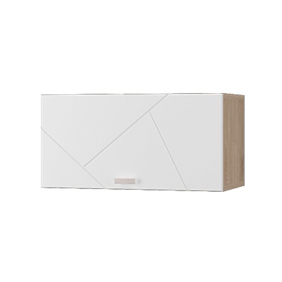 Гостиная Скайлайн Шкаф настенный 600 МЛЕК (дуб сонома св/белый(602*600*314))