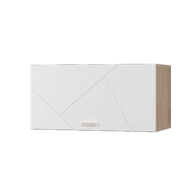 Гостиная Скайлайн Шкаф настенный с горизонтальной дверью 600 МЛЕК (дуб сонома св/белый(602*300*314))