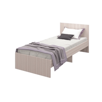 Кровать Мона 900 МЛЕК (св.ясень(950*805*2052))