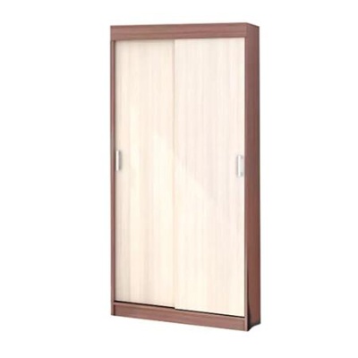 Евро Шкаф-купе СТЕНД (ШИМО СВЕТЛЫЙ/ШИМО ТЕМНЫЙ (1,0х2,1х0,416))