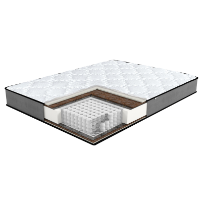 Матрас Reference FLY 160*200  Sonberry (Вес до 130 кг h 24 см, Независимый пружинный блок "TFK®", Термовойлок, Кокос 10 мм/ Пена OrtoFlex 20 мм с 2-х сторон (160*200))