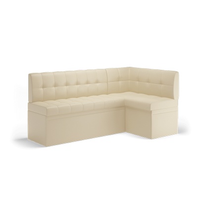 Диван угловой Остин Левый МЛЕК (экокожа Reex cream(2050*1150*880))