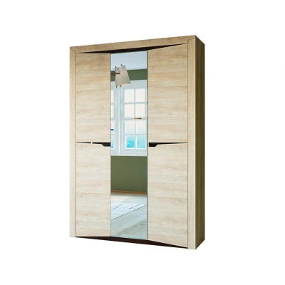 Спальня Версаль-5 Секция №17 шкаф 3-х ств. РОСТОК (Дуб баррик)