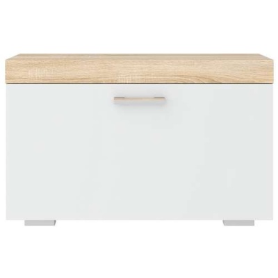 Прихожая Соната ОС-800 Обувница ПАМИР (Сонома-Белый глянец)