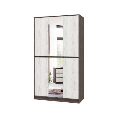 НКМ Милана секция №10 шкаф 3х ств РОСТОК (Ясень анкор / Дуб эльза (1208*2100*445))