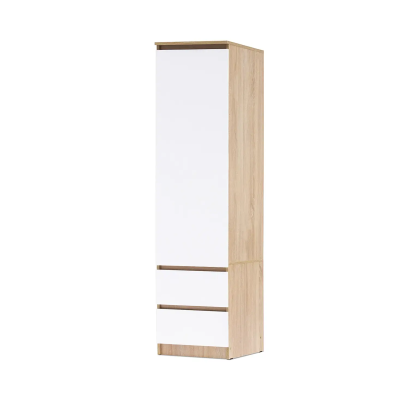 Челси Пенал МИФ (Белый глянец холодный, дуб сонома)