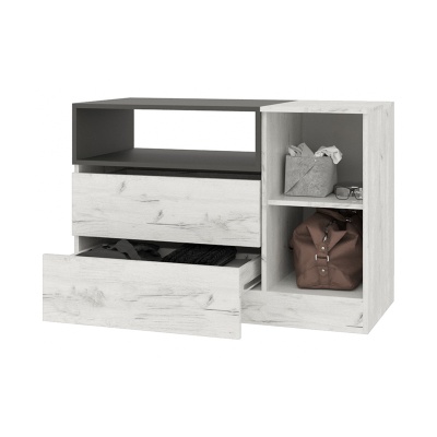 НКМ Кент-1 секция №5 комод РОСТОК (Дуб Эльза/Антрацит (1060*752*440) СНЯТ)