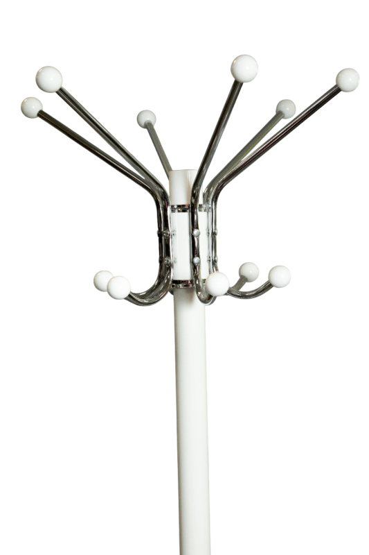 Вешалка Мори (NM-8009) КНР (Белый. Метал трубка с + мраморное основание)