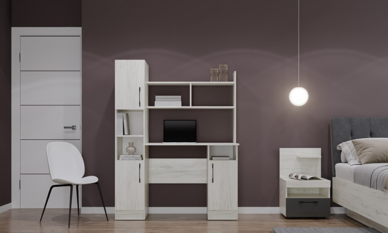 Стол ПКС-6 ПАМИР (Крафт белый)