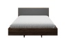 Копенгаген Парящая Кровать 1,6 с настилом (12 СТУЛЬЕВ) (Корпус: ЛДСП Дуб Самдал, Фасад: МДФ Серый графит)