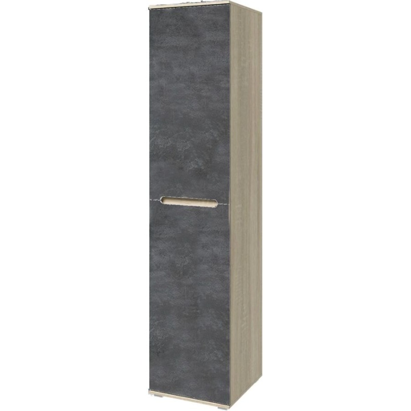 Спальный гарнитур Ким Пенал МИФ (Бетон графит, сонома)