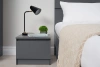 Челси Тумбы прикроватные (в компл. 2шт, цена указана за 1ед.) МИФ (Графит, графит)