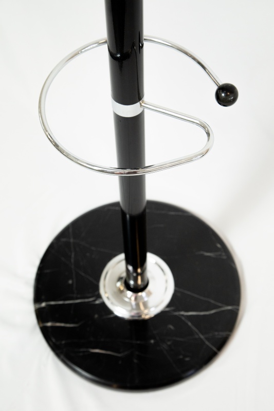 Вешалка Мори (NM-8009) КНР (Черный. Метал. трубка с + мраморное основание)