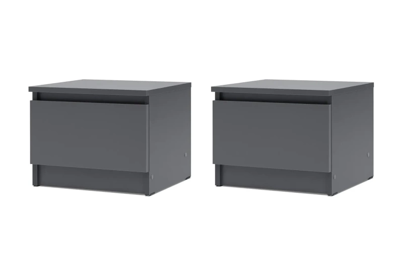 Челси Тумбы прикроватные (в компл. 2шт, цена указана за 1ед.) МИФ (Графит, графит)