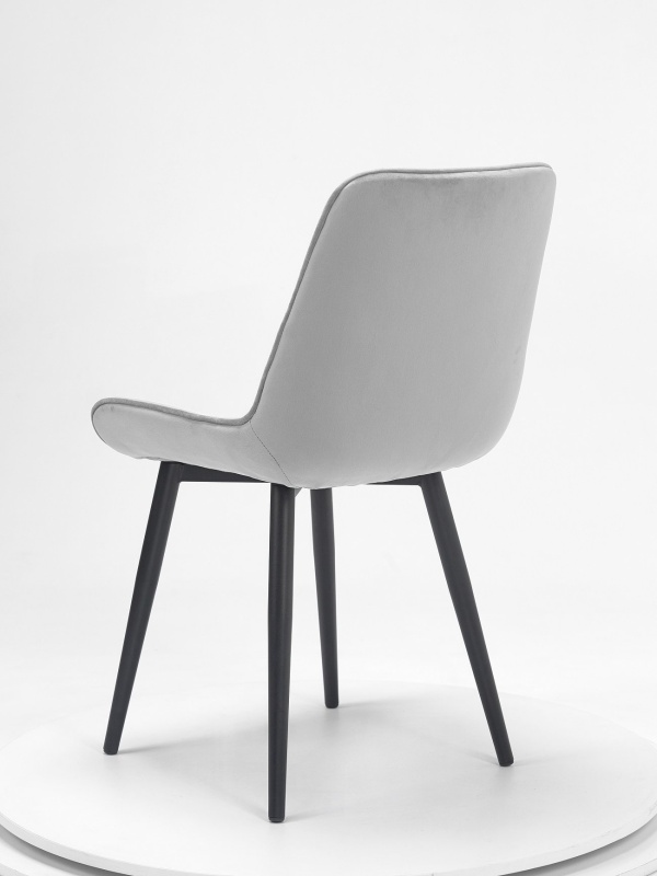 Стул Румба ПАМИР (F80 Серый минт/Черная опора)