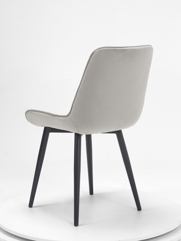 Стул Румба ПАМИР (F81 Светло-серый/Черная опора)