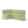 Диван угловой Остин Правый МЛЕК (экокожа Reex Green(2050*1150*880))