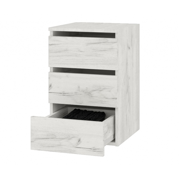 НКМ Кент-1 секция №4 тумба РОСТОК (Дуб Крафт Белый (400*620*370))