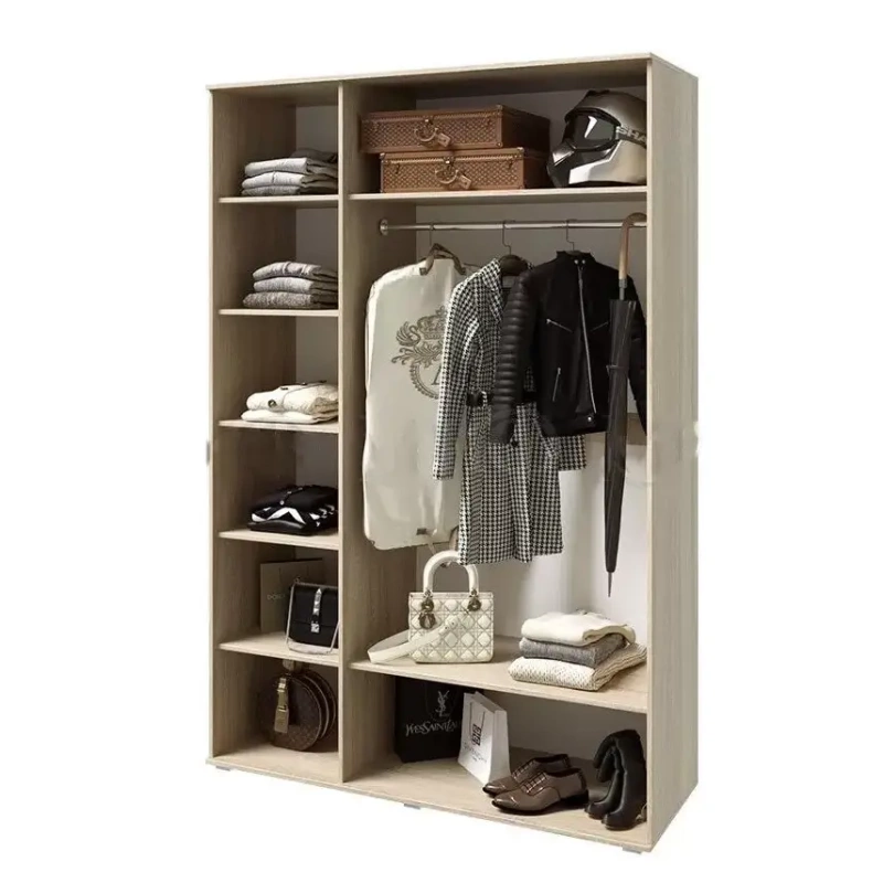 Спальный гарнитур Ким Шкаф 3-х ств. МИФ (Графит софт NEW, сонома)