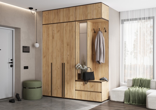 Норд Пенал открытый (300) МИФ (Дуб Крафт (Золото))