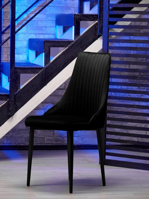 Стул Руссо ПАМИР (F90 Черный/Черная опора)