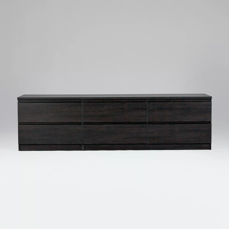 Кастор Тумба 6 ящиков СВЕДСТА (Дуб венге (1944*542*396))