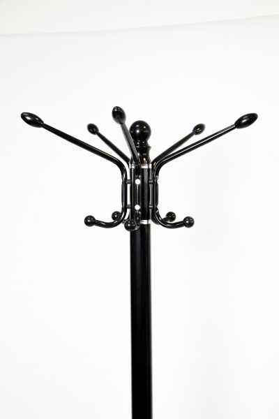 Вешалка Мельтон (NM-8024) КНР (Черный. Металлическая трубка + мраморное основание)