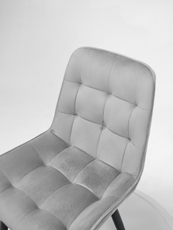 Стул Румба ПАМИР (F80 Серый минт/Черная опора)