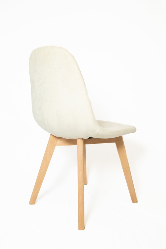 Стул Аделаида КНР (стул с бархатным сиденьем и деревянными ножками бежевый)