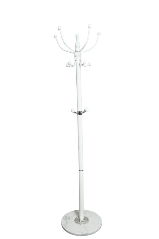 Вешалка Катерин (GH-8617) КНР (Белый. Металлическая трубка + мраморное основание)